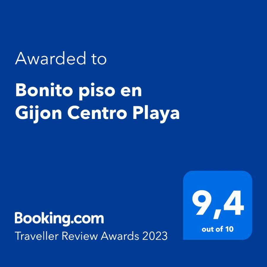 Bonito Piso En Gijon Centro Playa Apartment Luaran gambar